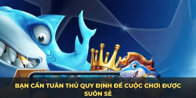 Bạn cần tuân thủ quy định để cuộc chơi được suôn sẻ